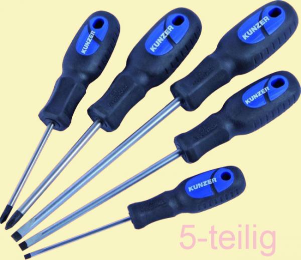 Kunzer-7sd05 Schraubendrehersatz 5teilig